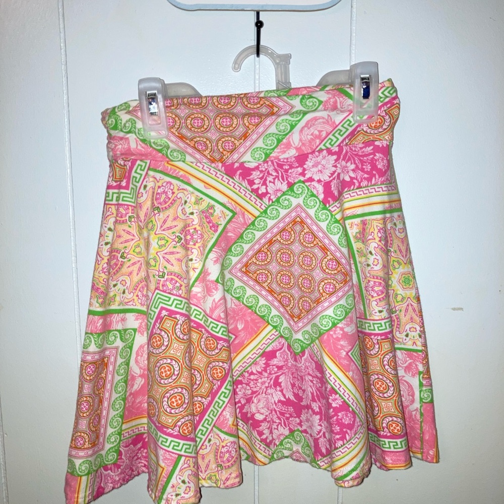 KC Parker by Heartstrings Girls patterned skirt